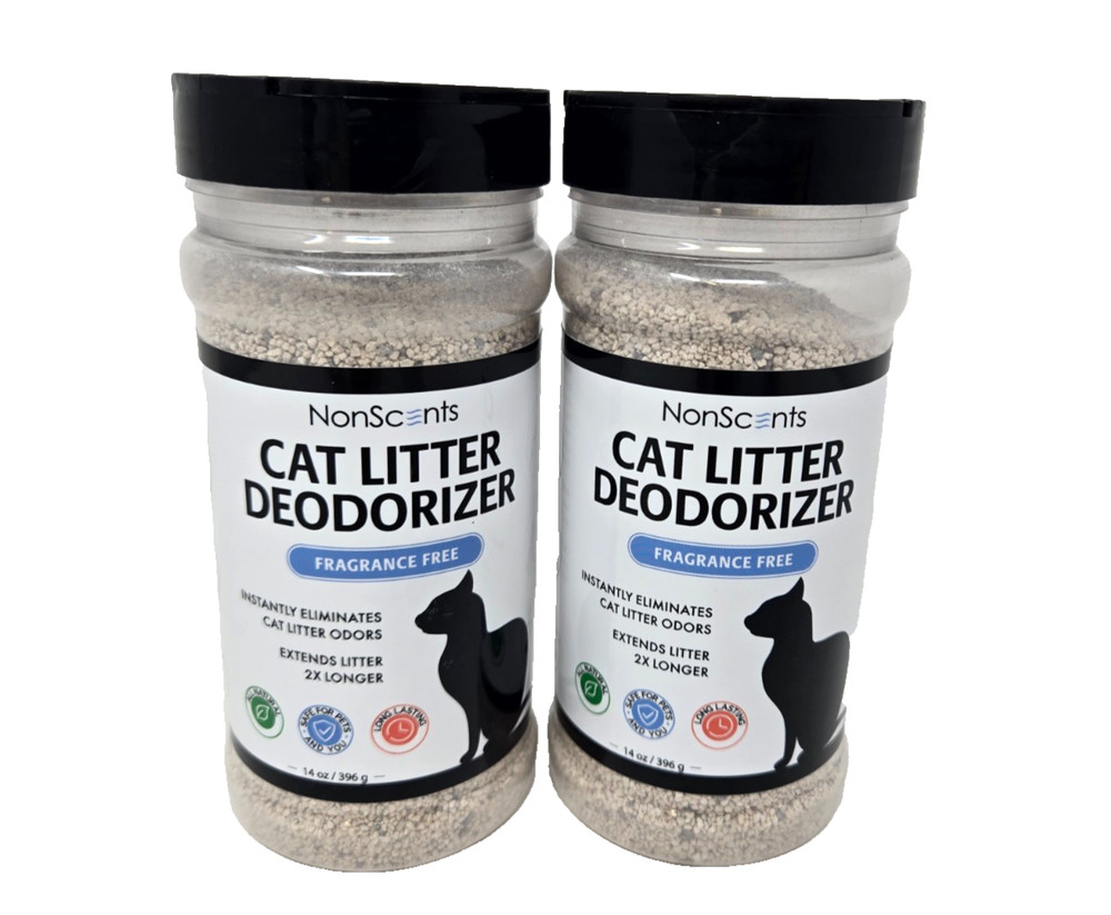 NonScents Cat Litter Deodorizer, 14 oz, (2 Pack)