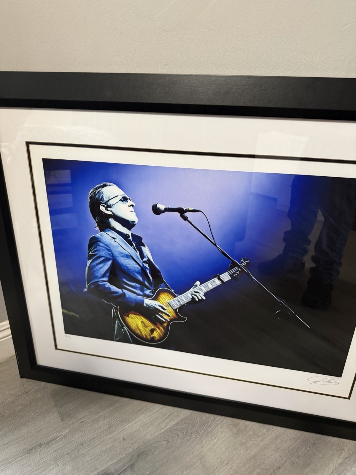 #43 Blues Deluxe" JOE BONAMASSA Collectible Litho (FRAMED - USA ONLY)