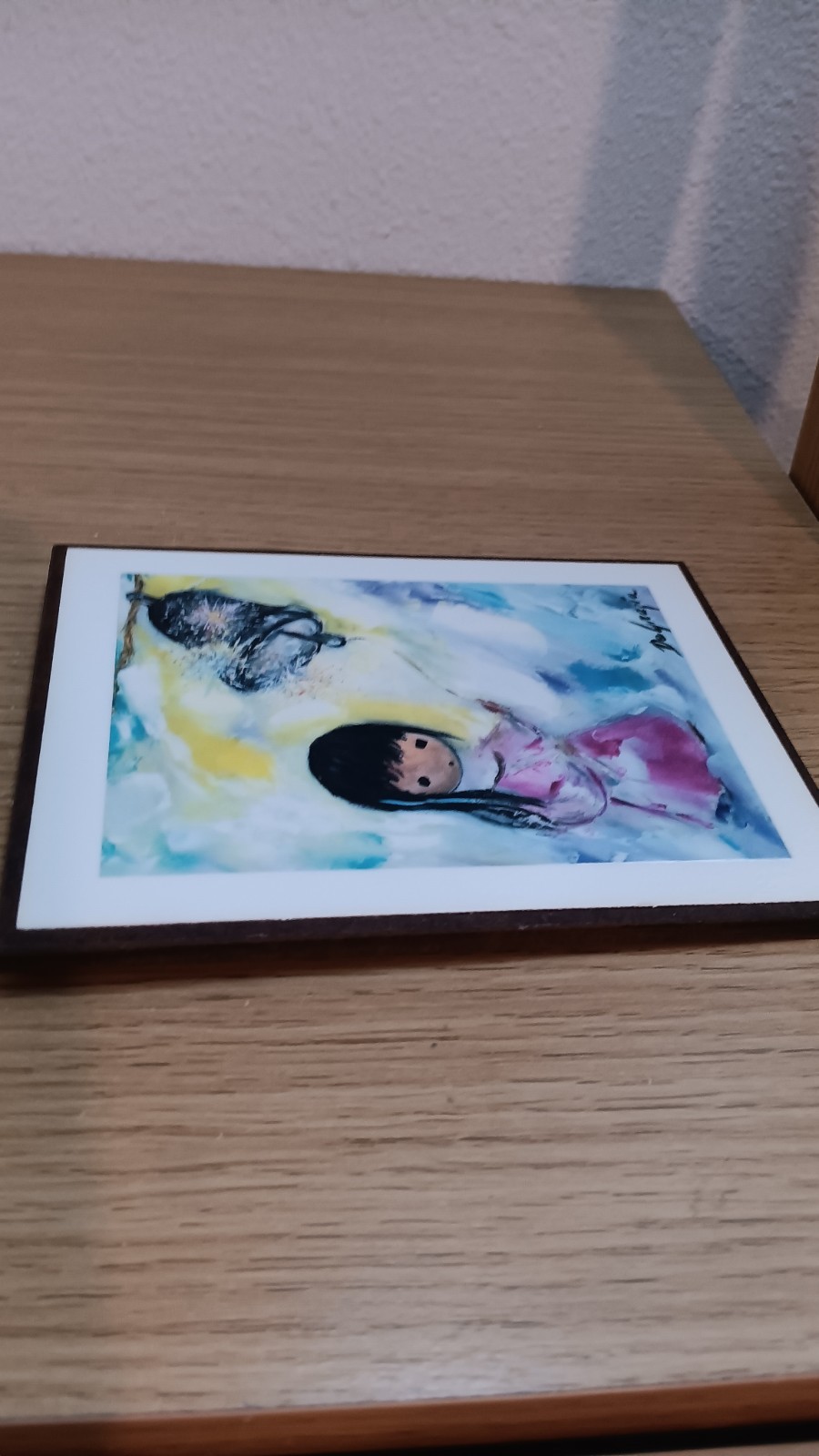 Vintage De Grazia BELL OF HOPE Wall Decor