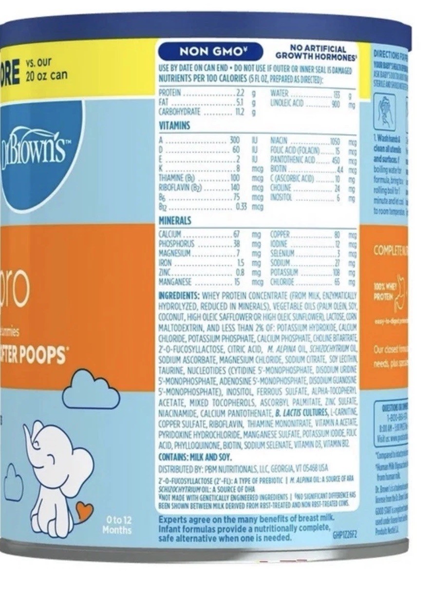 4 cans Good Start Dr. Brown’s Gentle Pro Baby Powder Sensitive 32oz Read descrip