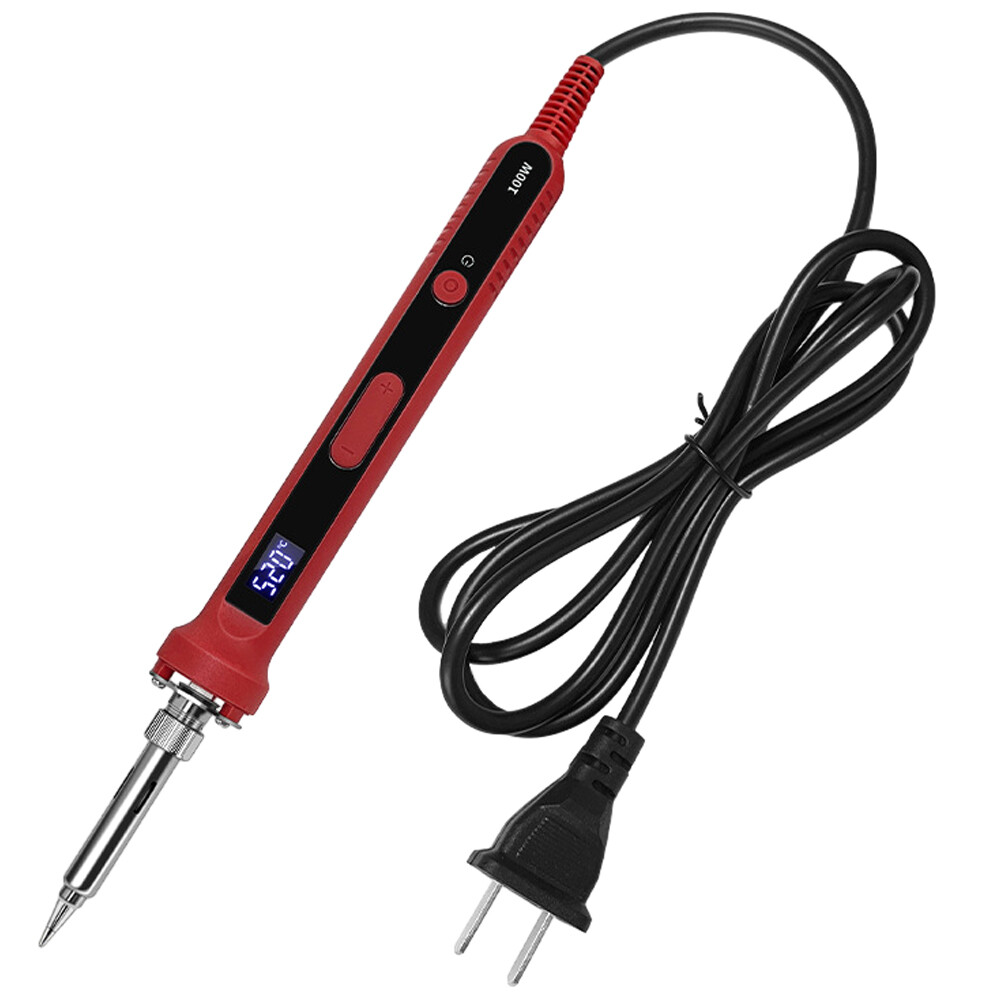 100W Soldering Iron Digital Display Adjustable Temp Inter Heated Welding Irons