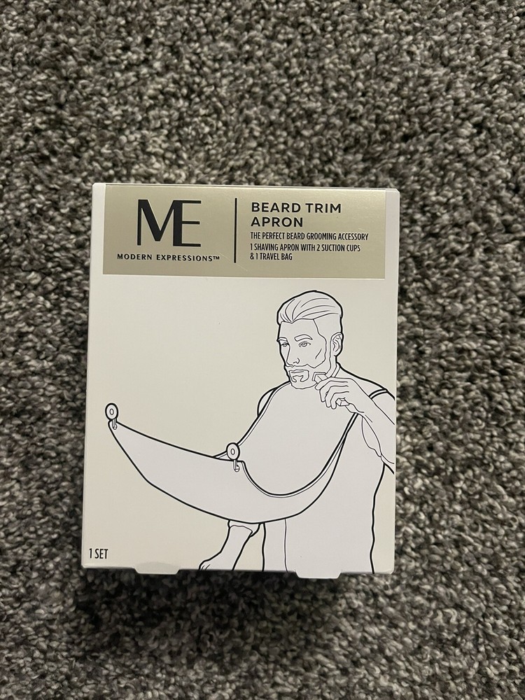 NWT ME Modern Expressions beard trim apron