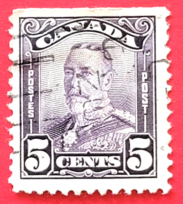 Canada Stamp #153 "King George V Scroll Issue" Used