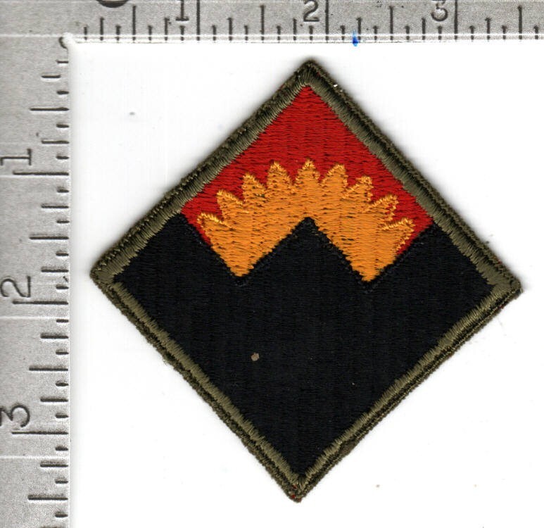 Original U.S. Army patch (circa 1941-1946) - Western Defense Command (WDC)