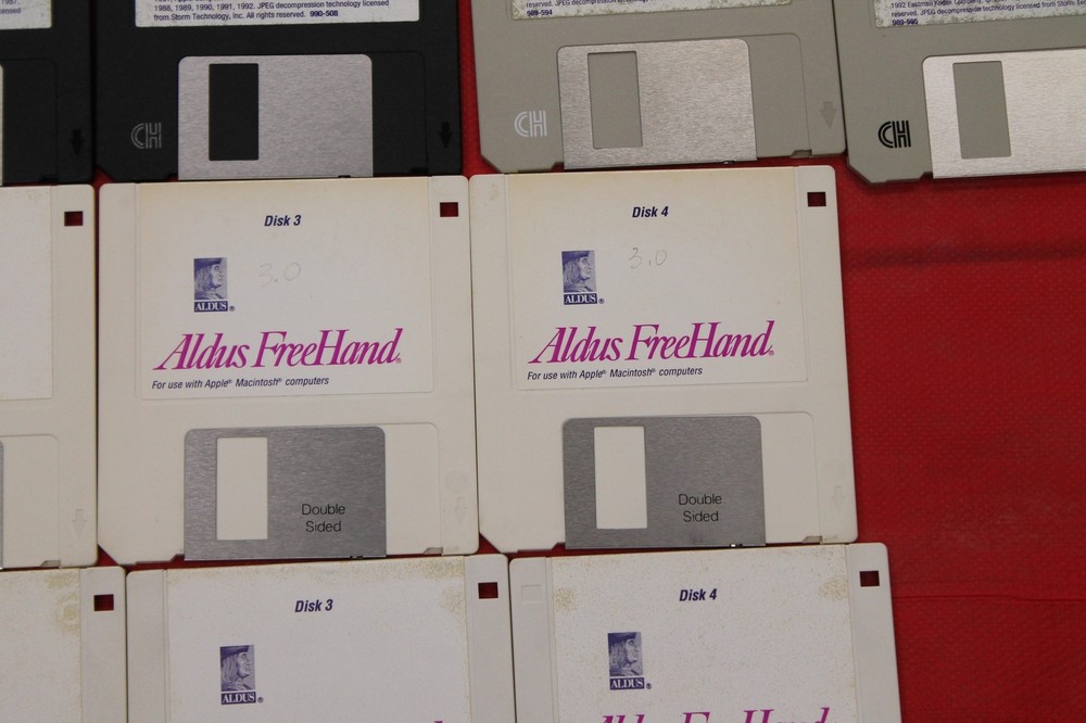 ALDUS Fetch Vol. 1 & 1.2 PPD 3.5" Floppy Disk Disc Software Apple Mac