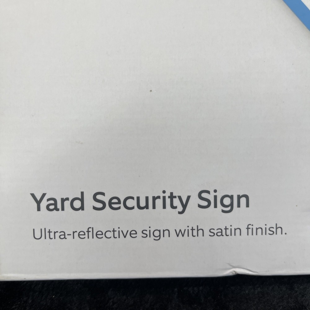 Ring Yard Security Sign Protected by Ring Audio Video Recording Reflective NOB