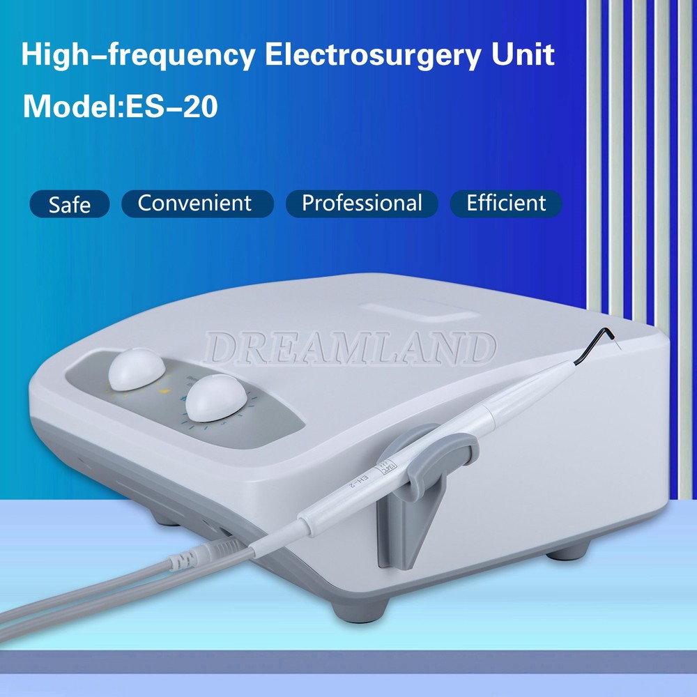 Dent Electro Electrosurgery Unit Machine High Frequency Electric+ 7 Knife Tips
