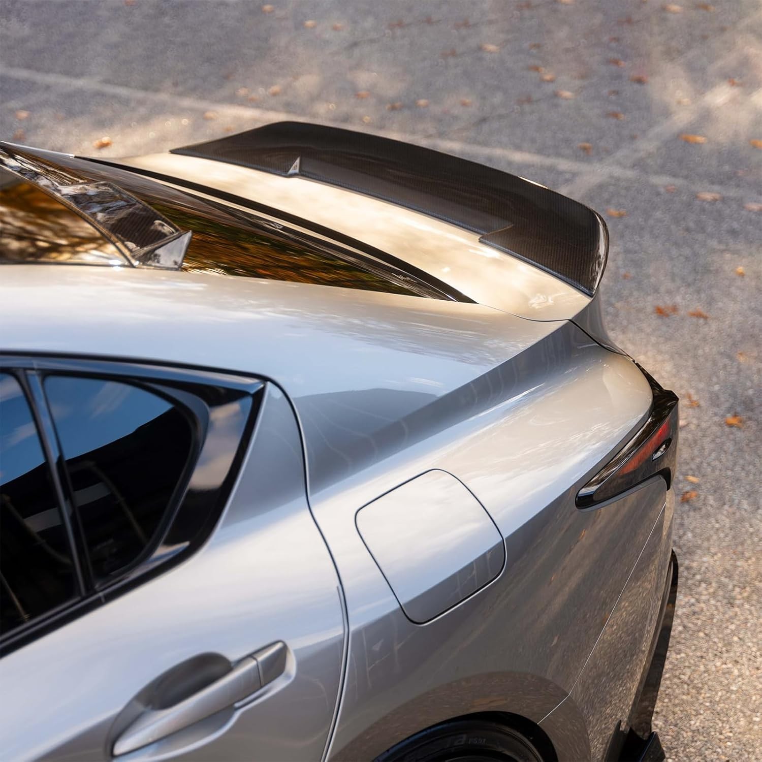 For Lexus IS300 IS350 IS500 2021-2025 Gloss Black Duckbill Rear Trunk Spoiler