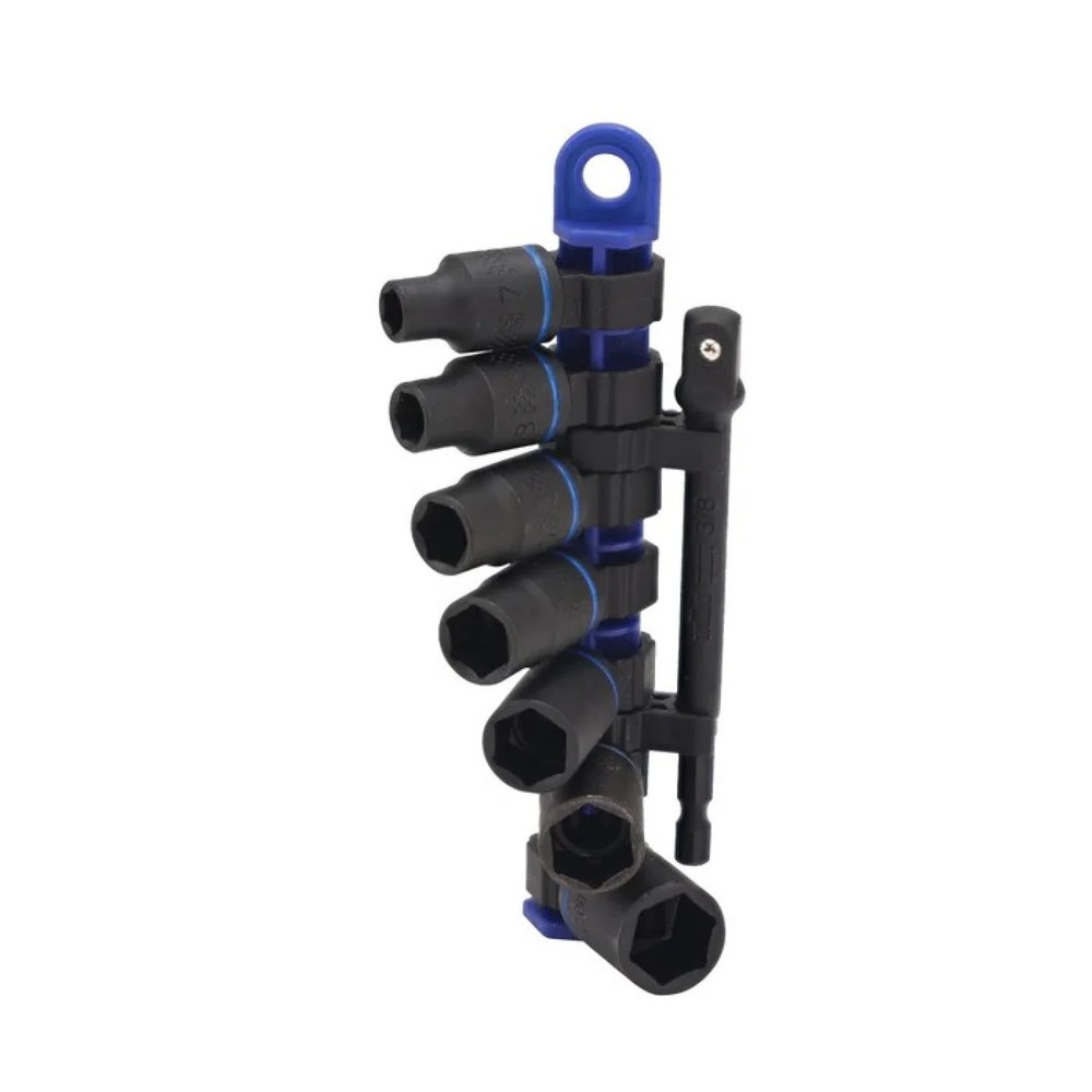 Wiha Tools 72094 Metric Impact Socket Set, 3/8" Drive, 8 Pc.