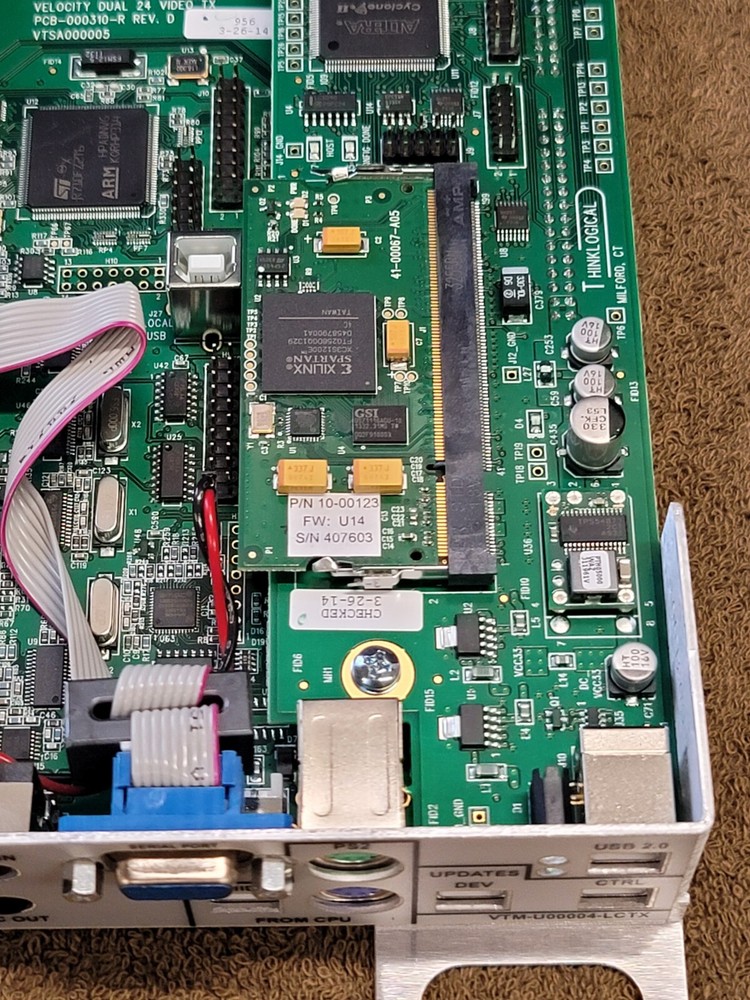 Thinklogical Velocity Dual 24 VTS Video Board Card KVM Extender VTS