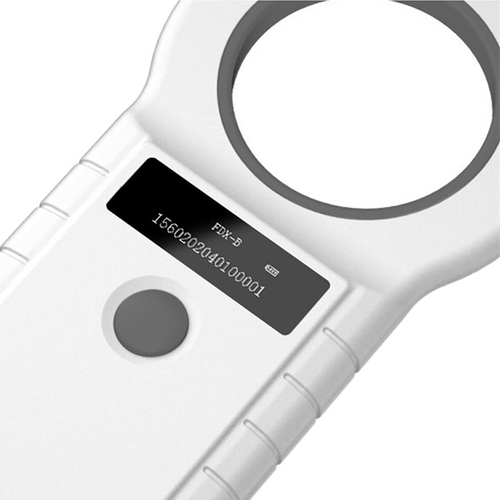 OLED Display FDX-B EMID Animal Microchip Identification Dog Cat Tag ID Reader