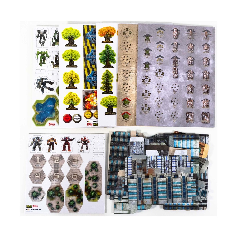 Catalyst Battletech  Battletech Collection #8 - Assorted Terrain, Standees, NM
