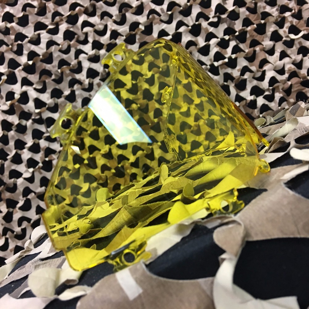 NEW Kingman Java X-Type Paintball Replacement Goggle Single Lens - Yellow