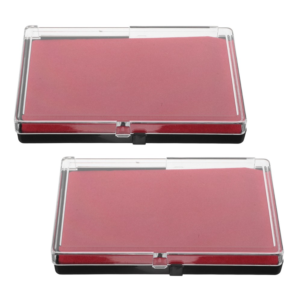 2X Badge Display Box Pin Collection Case Medal Storage Showcase Frame