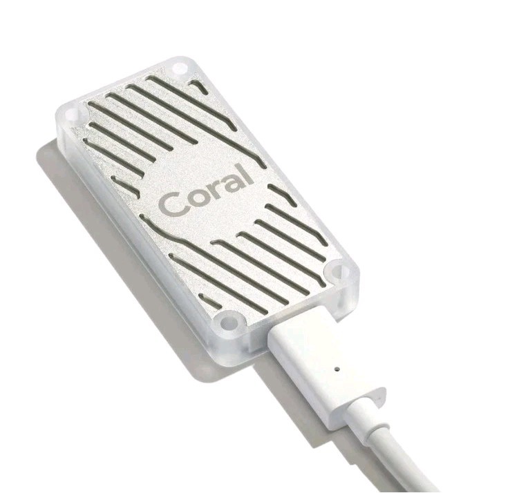 Google Coral USB Edge TPU Coprocessor - AI ML Accelerator