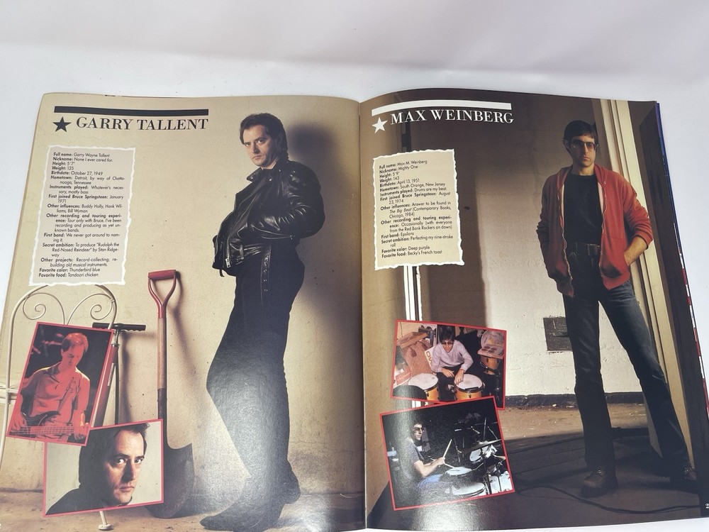 BRUCE SPRINGSTEEN “ BORN IN THE U.S.A. TOUR “ PROGRAM