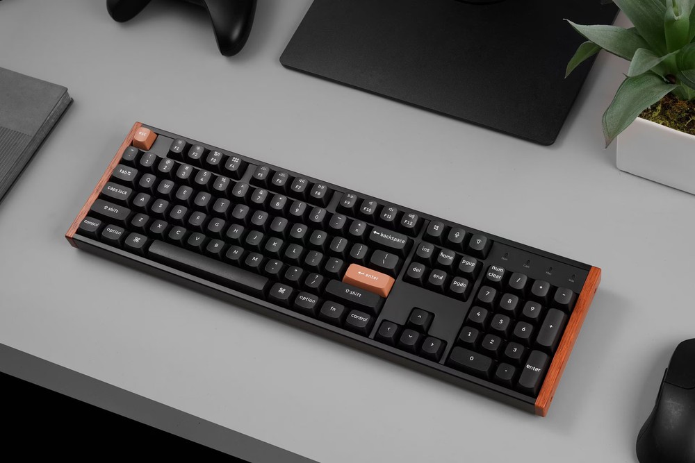 Keychron - K10 HE 100% Custom Hall Effect Mechanical Gaming Keyboard with Pro...