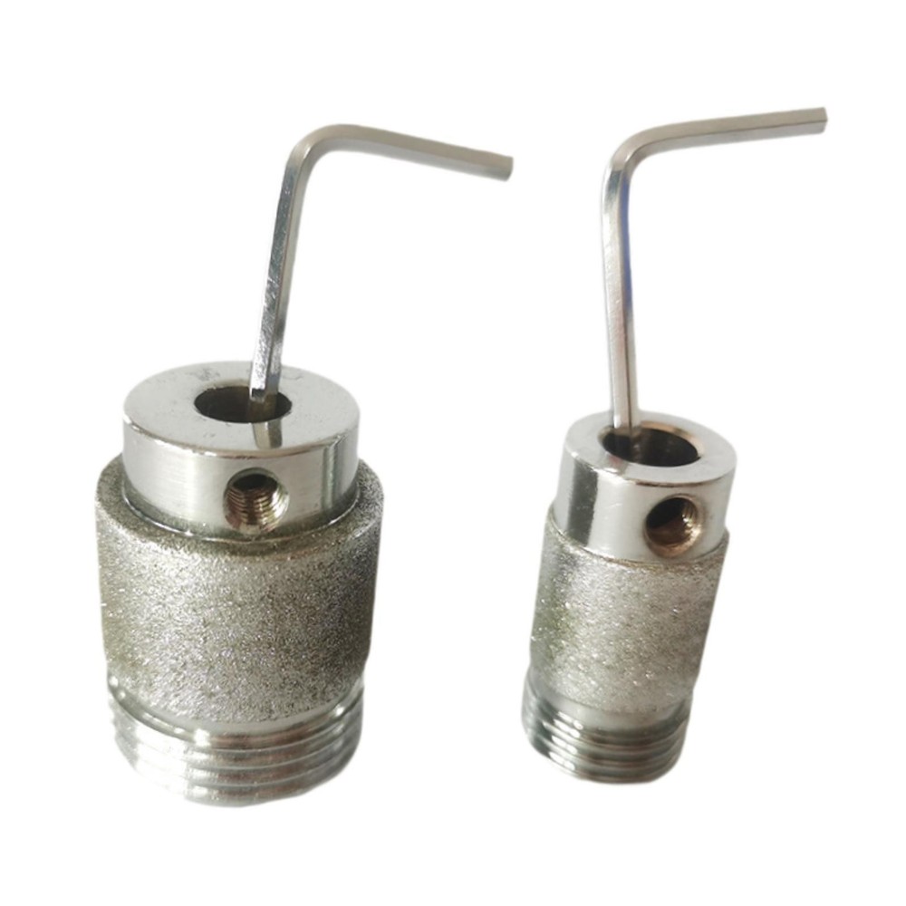 2Pcs Glass Grinder Bits Copper Sturdy Plating Stained Grinder Heads