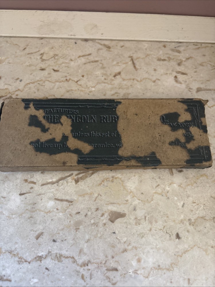 antique drafting set In Box. AS IS