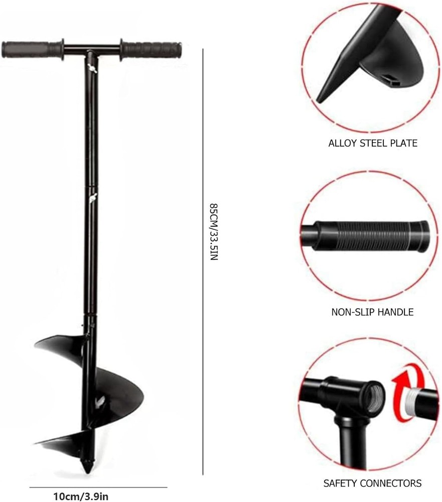 Compost Turning Tool,Compost Stirring Tool,Compost Aerator Tool Turner & Mixing