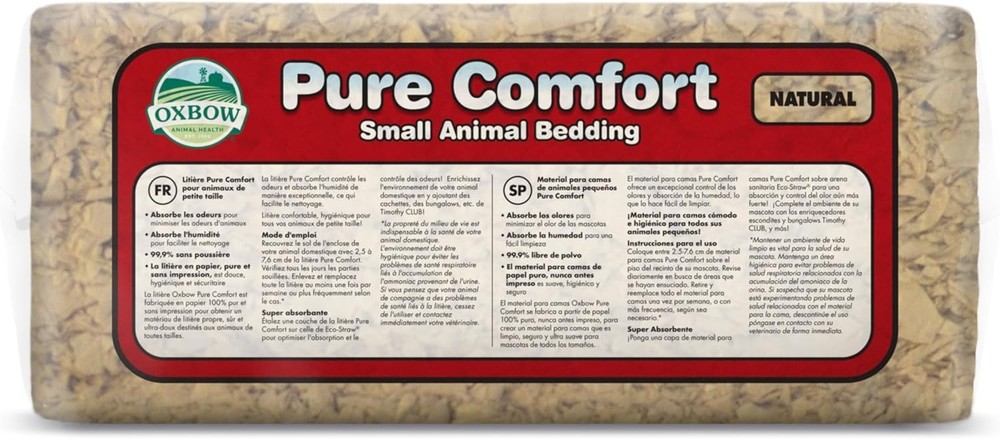Pet Safe Bedding for Small Animals - 56L Odor-Control & Easy Cleanup Solution