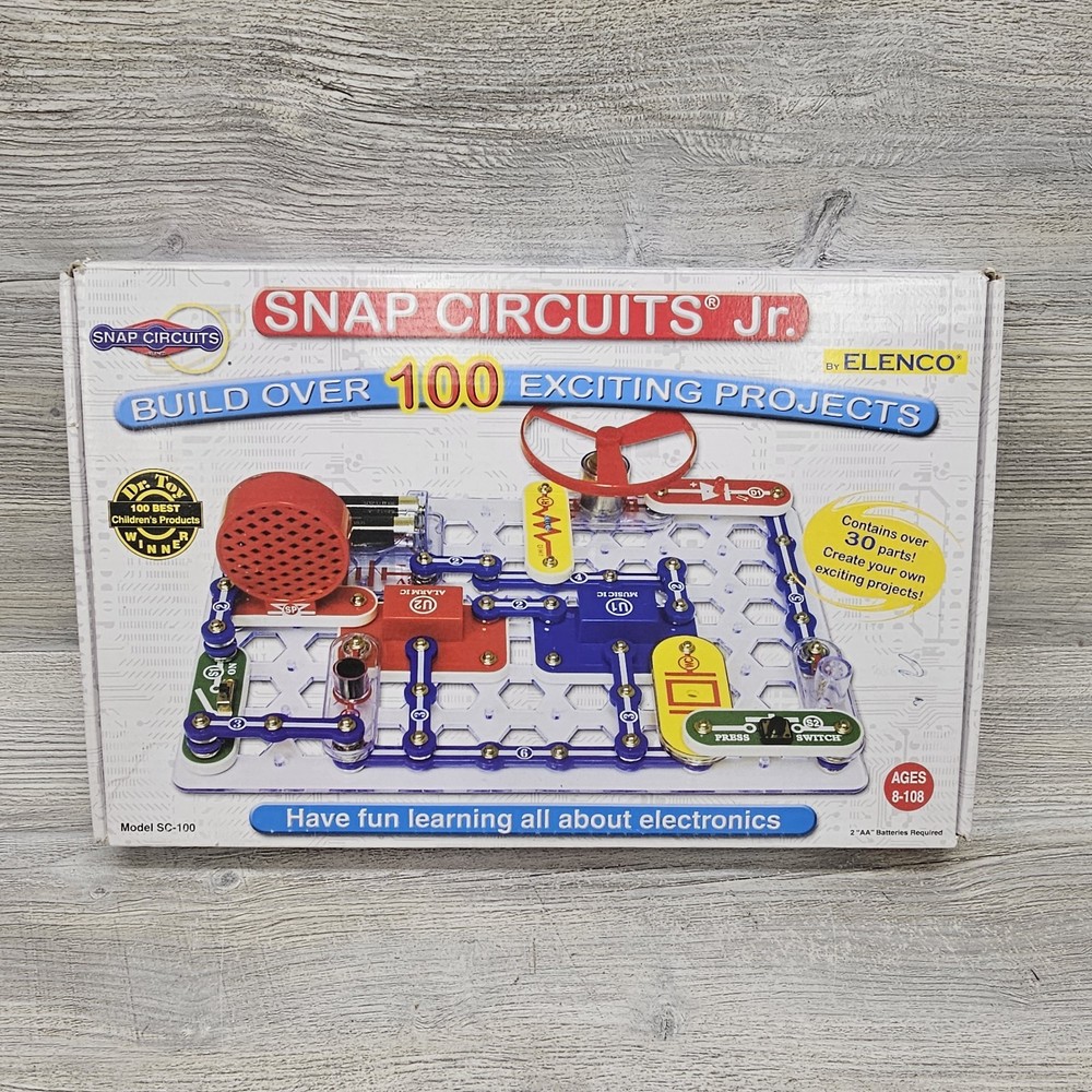Snap Circuit Jr. Snap-Together Electrical Components Not Complete Missing Parts