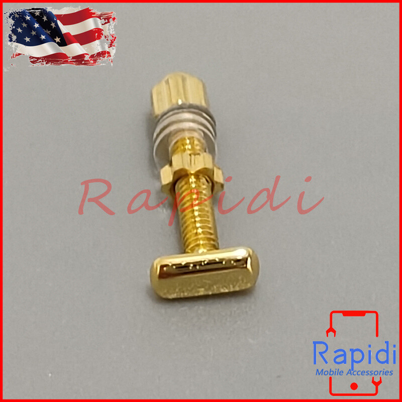 New Curved Rectangle Screw&Bolt Replace For C ar tier Eyeglasses Frame Gold