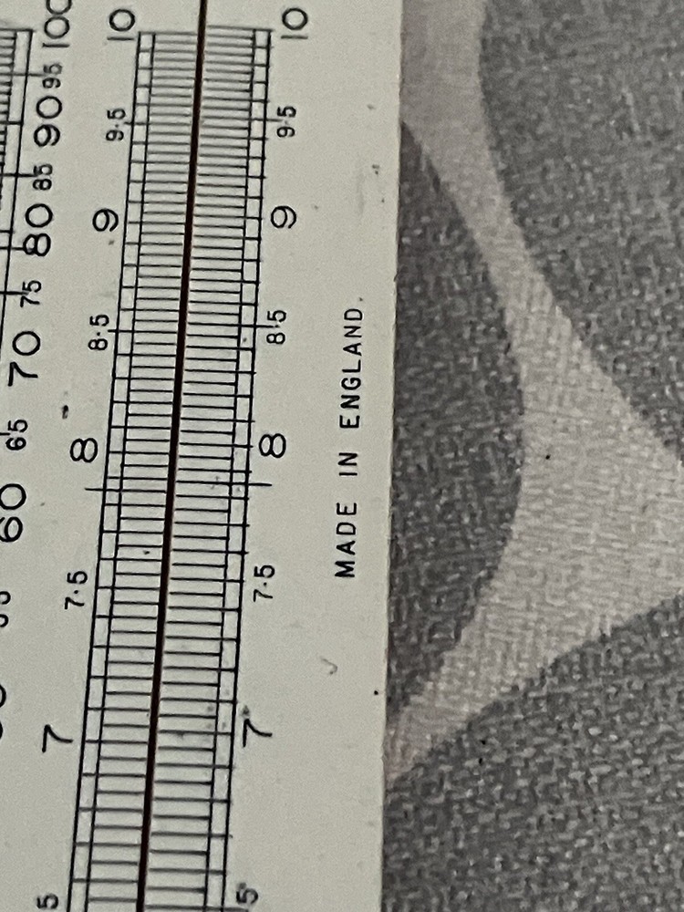 The Unique Slide Rule