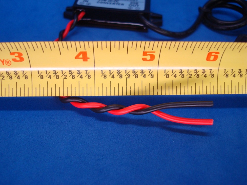 12V to 5-VOLT USB 3-AMP DC Converter Step Down Power Adapter Module Flush Mount