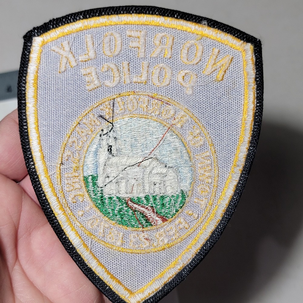 MK2 B8 Police patch Massachusetts Norfolk