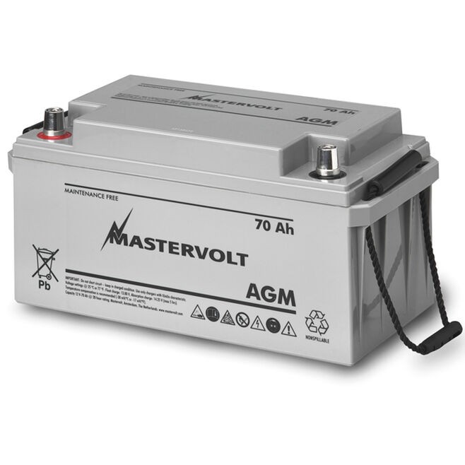 Mastervolt 62000700 12V AGM Battery, Group 27