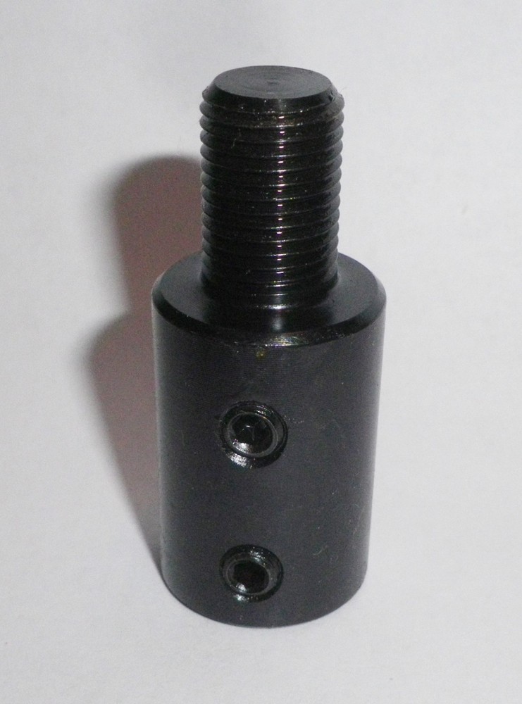 Fits Shopsmith Lathe Spindle Adapter 1/2"-20 Threads 5/8" Smooth Motor Arbor