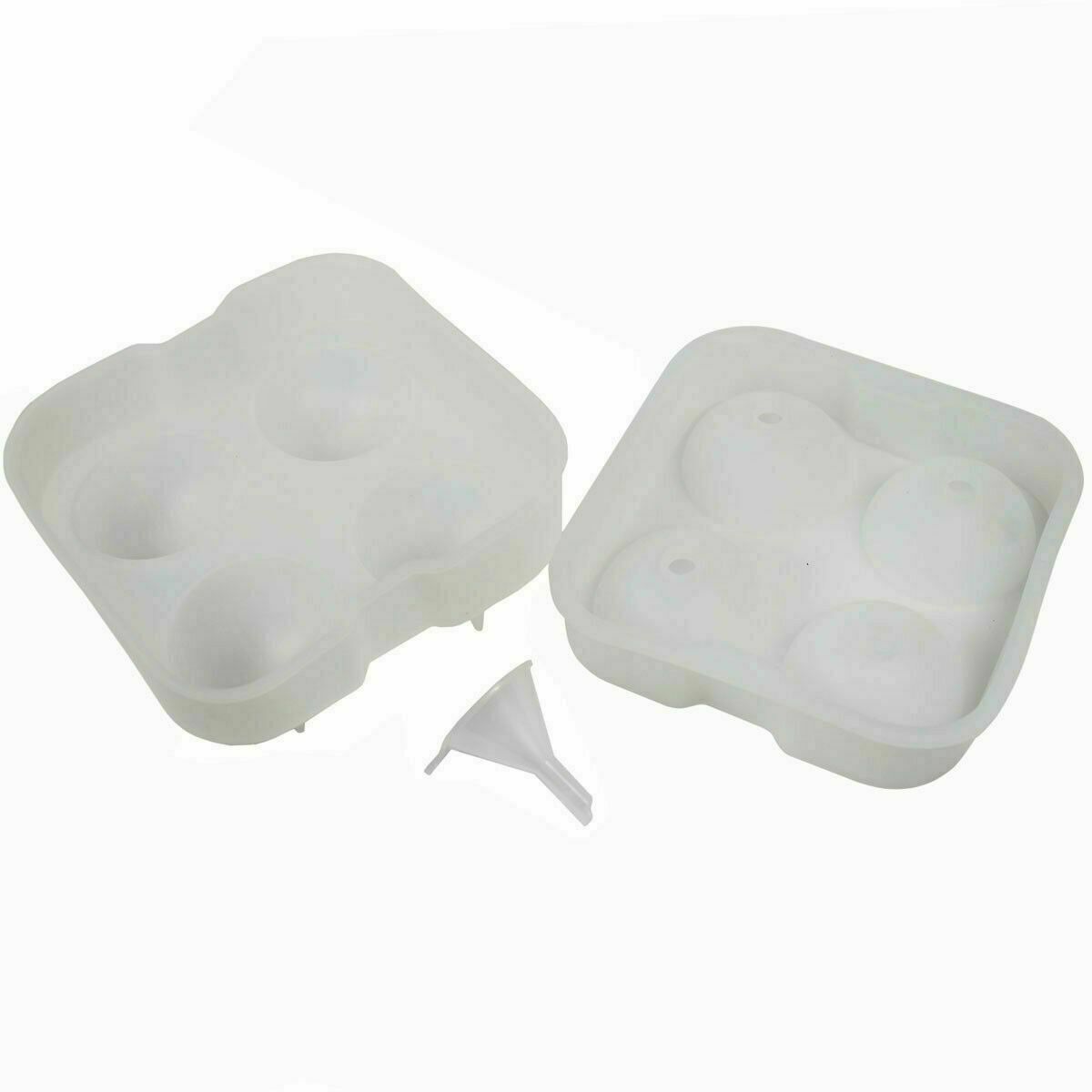 ICE Balls Maker Round Sphere Tray Mold Cube Whiskey Ball Cocktails Silicone