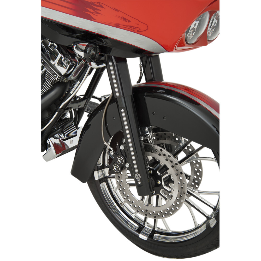 Performance Machine Fork Slider Covers - Tech - Contrast Cut | 0208-2045-BM