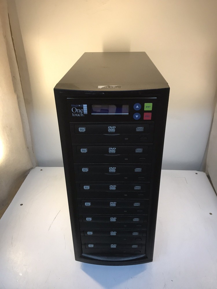 Kingdom One Touch KDV7A Professional 1:7 DVD/CD Duplicator TESTED