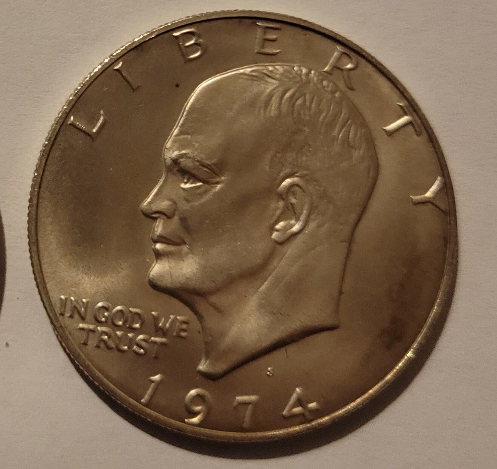1974-S Eisenhower Silver Dollar Choice/Gem BU