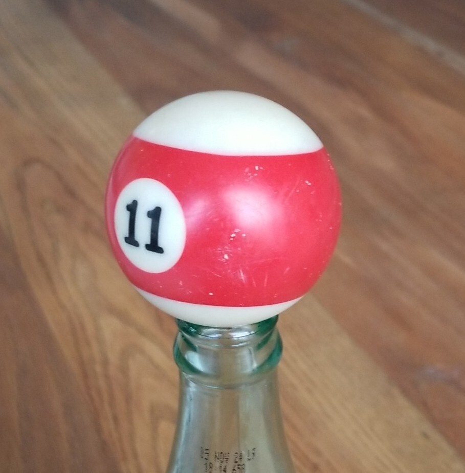 Pool Billiard Ball #11 Stripe Vintage Replacement 2 1/4"