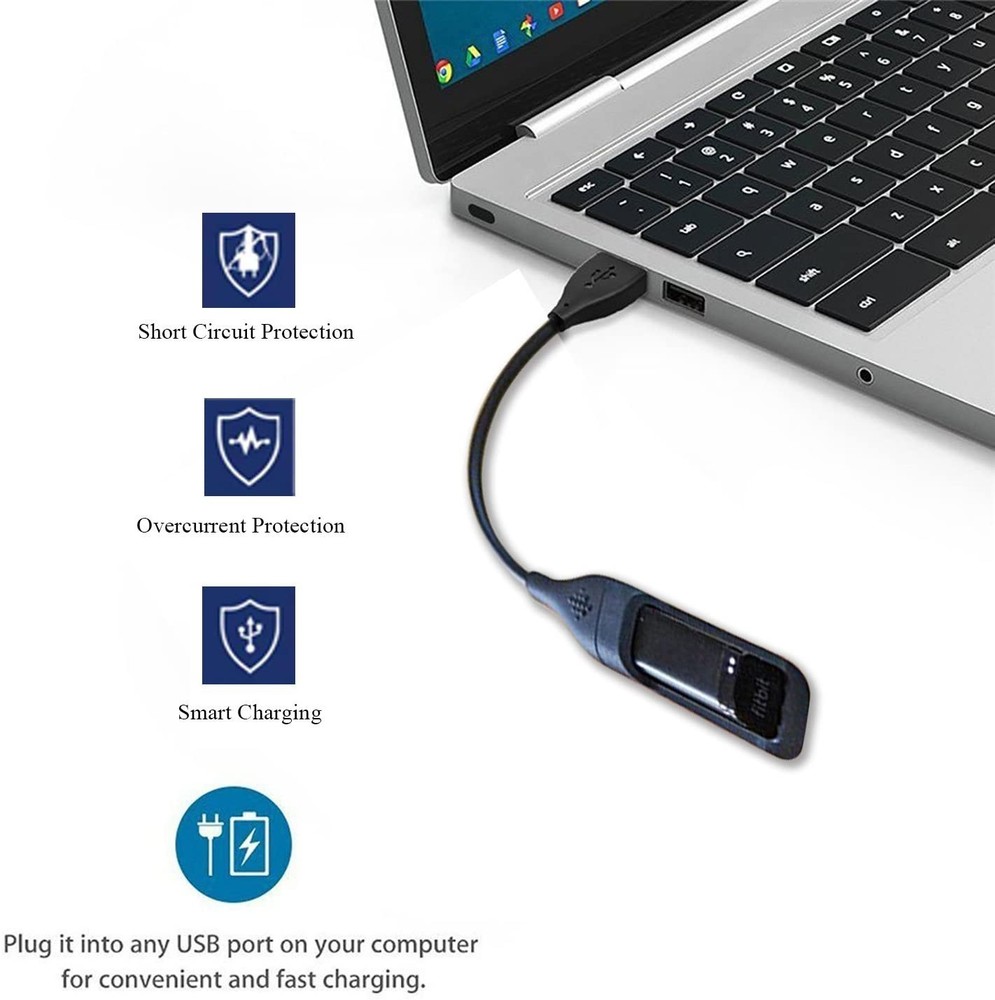 FITBIT FLEX BAND BRACELET, 0.59 FT 520X.M. REPLACEMENT CHARGER USB