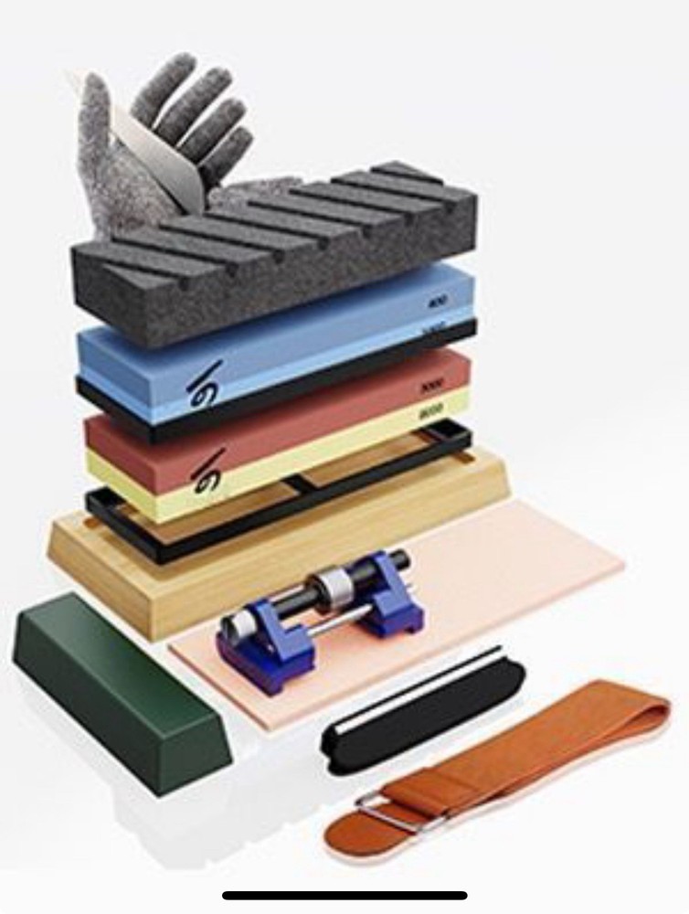 KERYE Premium Knife Sharpening Stone Kit 11-Pc Set