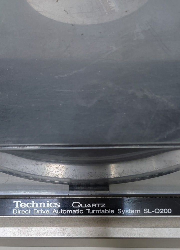 Technics SL-Q200 Direct Drive Turntable Quartz Lock Tested & Working
