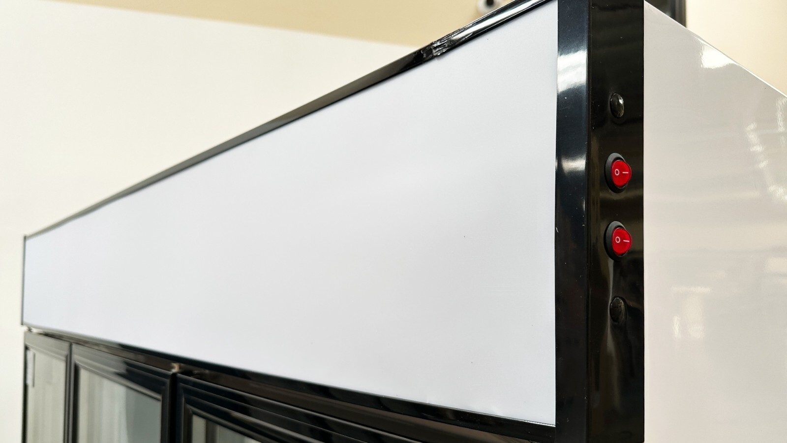 NEW 74" Commercial Glass Door Refrigerator Display Merchandiser Cooler NSF ETL