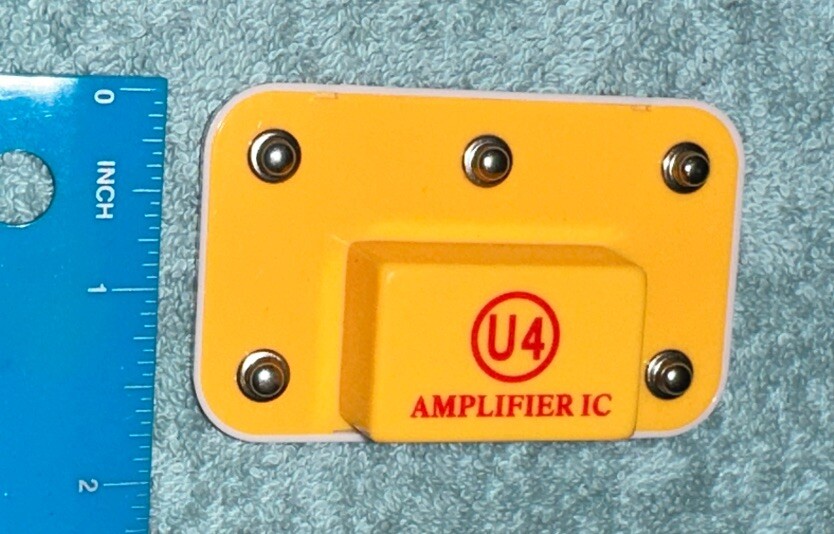 Elenco SNAP CIRCUITS Amplifier IC Unit (U4), Part # 6SCU4