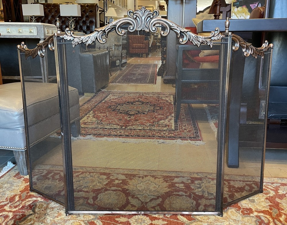 Faux Copper Fireplace Screen