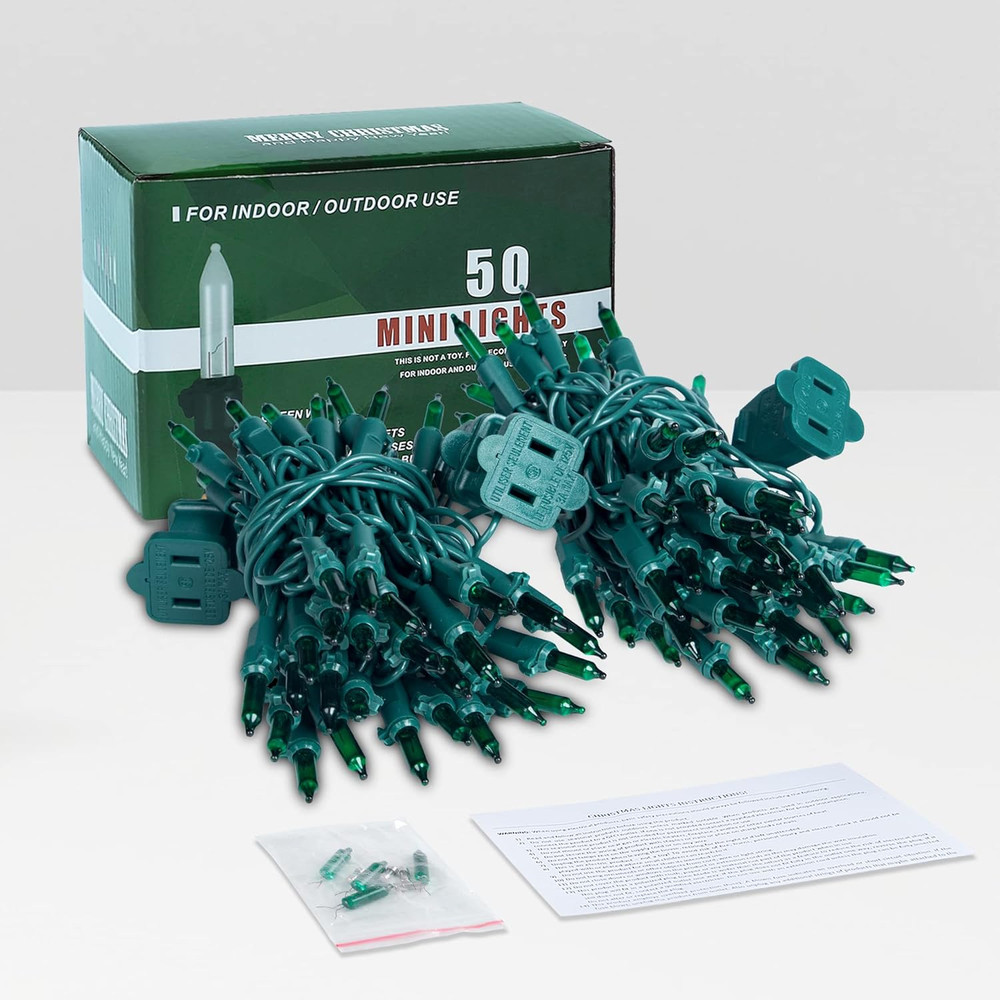 St. Patrick'S Day Mini String Lights, 2PACK 50Count 13Feet Incandescent