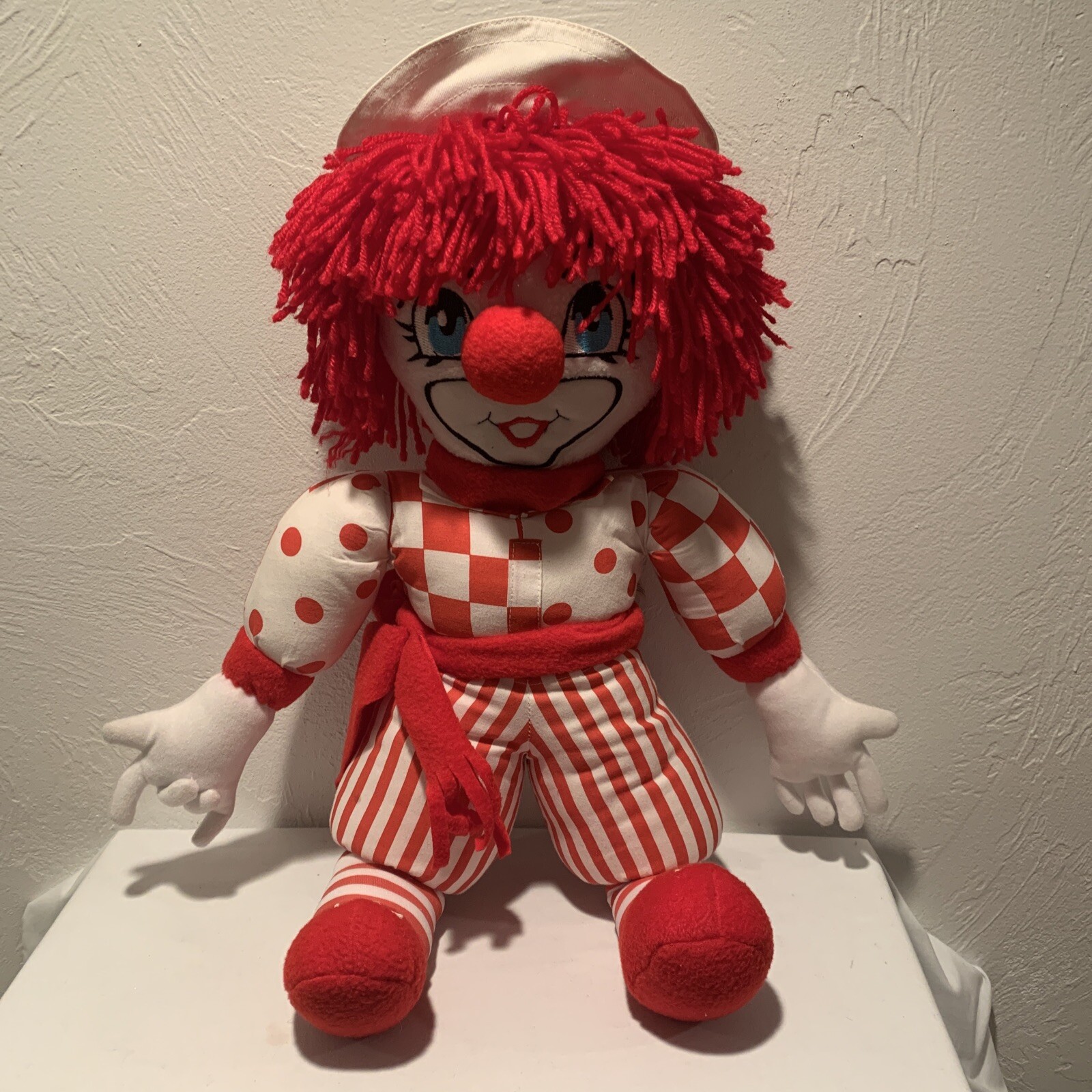 Nugget the Clown 1999 ASL Doll 23" Plush Soft Toy Stuffed Animal