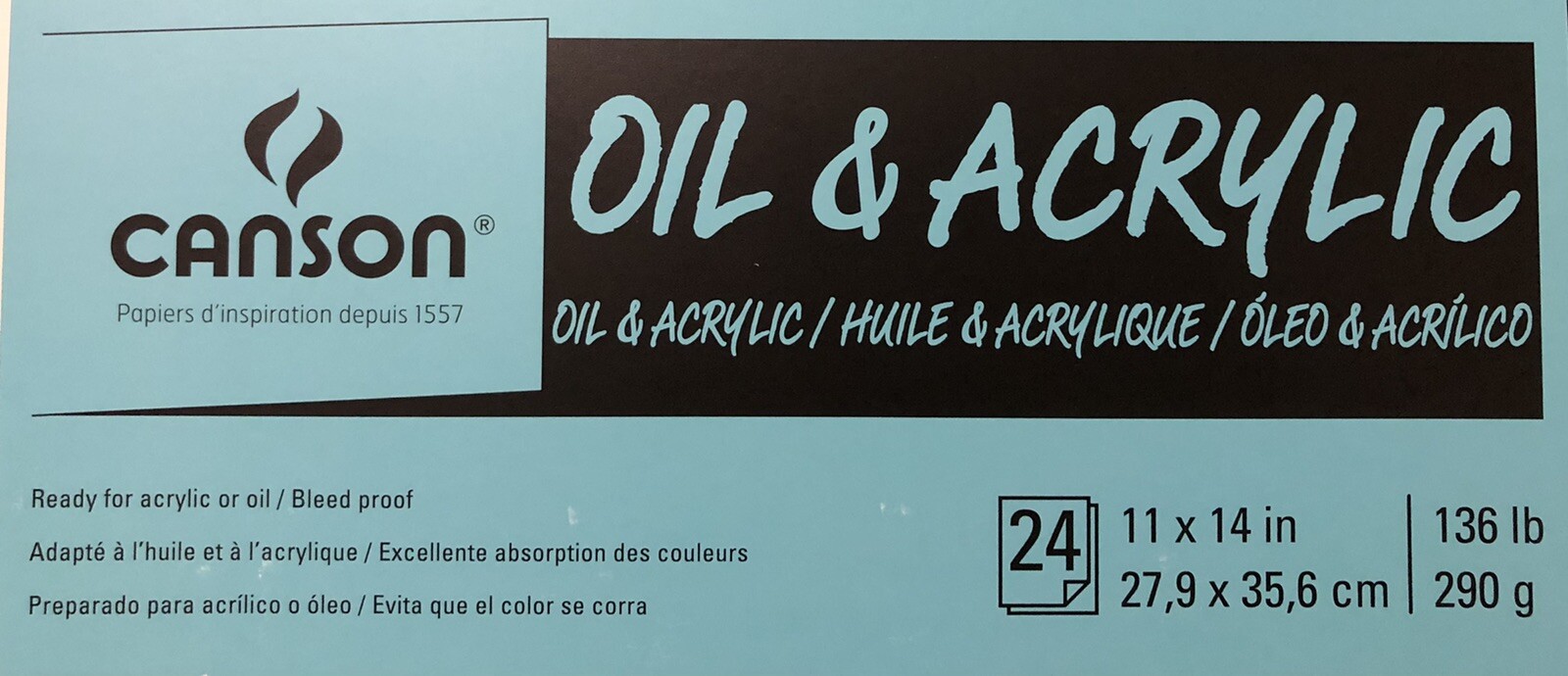 100 ACEO Cards ~ Blank 136 lb Oil & Acrylic Paper ~ 2.5 x 3.5 White ~ Canson