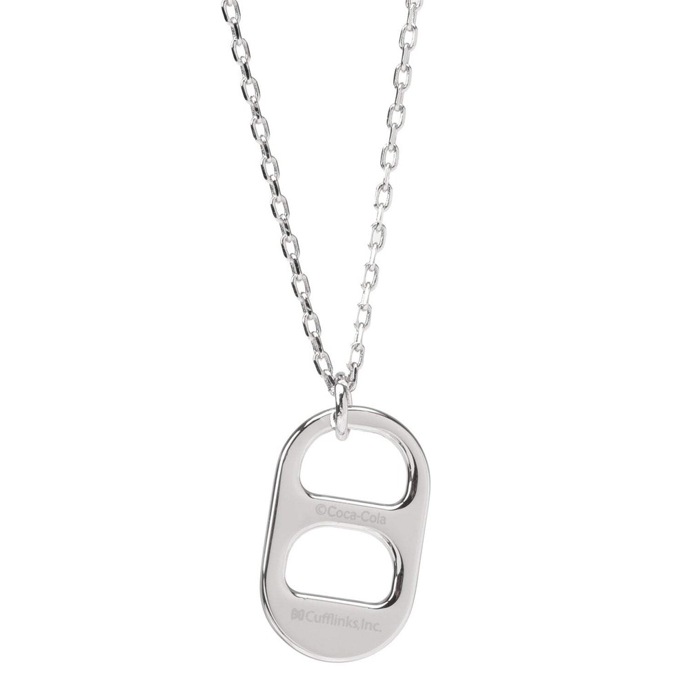 Diet Coke Tab Silver Necklace