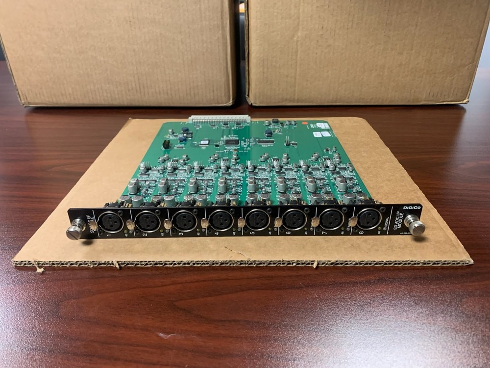 Digico 8 Analog Mic/Line Input Card , MOD-SDR-ADC , SD Series , 24 Bit