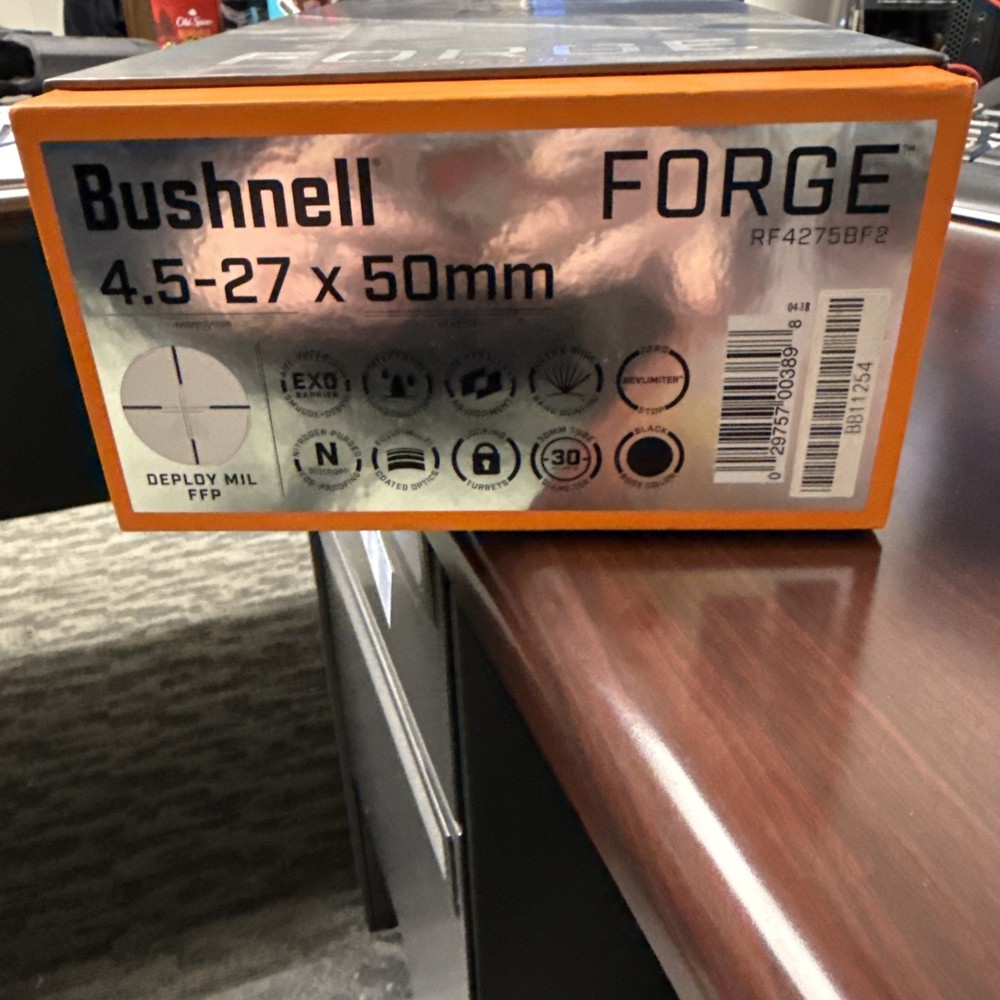 Bushnell Forge 4.5-27X 50mm Riflescope Deploy Mil - Black