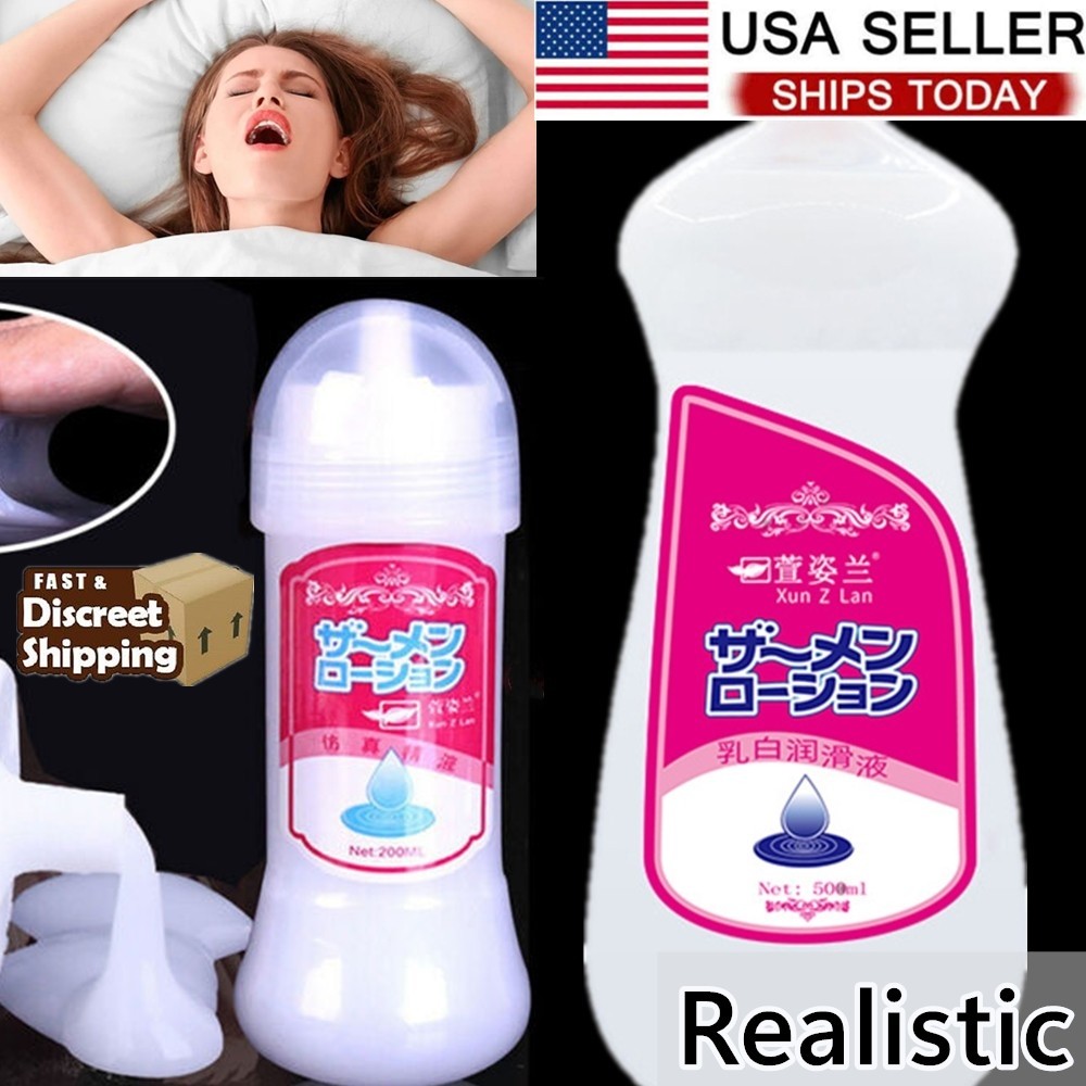 Personal Lubricant Unscented Cum Realistic Semen Water Based Lube Couple Adult